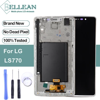 Catteny Skatinimo LS770 Ekranas LG G4 Stylus Lcd Su Touch Ekranas skaitmeninis keitiklis H540 H635 Surinkimas, Nemokamas Pristatymas Su karkasu