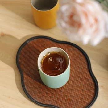 CHANSHOVA 180ml Keramikos Paprasta asmenybė, mielas kavos puodeliai teacup Gėrimo taurei spalva Kinų porceliano H598