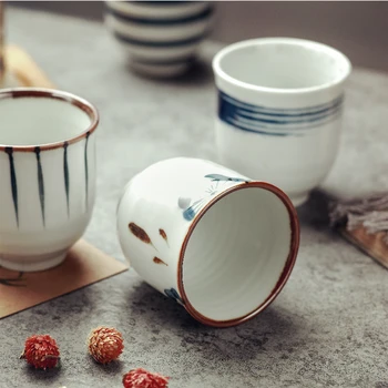 CHANSHOVA 195ml Kinijos modernaus stiliaus Rankų dažytos Keramikos teacup arbatos rinkinys Kavos puodelio, puodelis Kinijos Porceliano H646