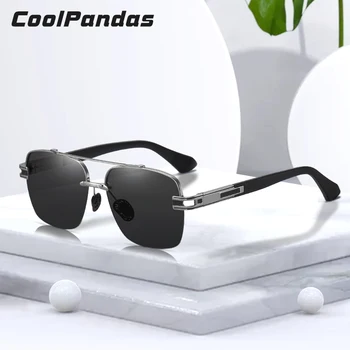 CoolPandas Aukščiausios Kokybės Poliarizuoti Akiniai nuo saulės Vyrams Steampunk Derliaus Naujas Mados Dizaineris Aikštėje Saulės Akiniai UV400 gafas de sol
