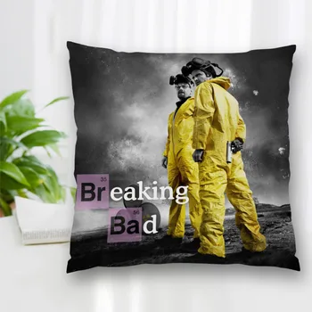 Custom Breaking Bad Užvalkalas Su Užtrauktuku Miegamasis Home Office Dekoratyvinės Pagalvės, Sofos, Pagalvėlės Užvalkalas Pillowcover