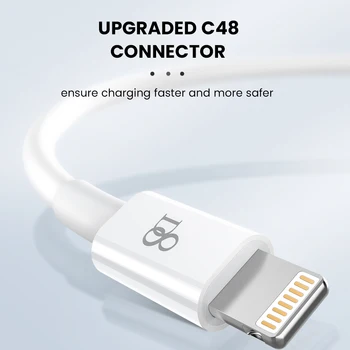 D8 Pfi Žaibo USB Kabelis iPhone 12 11 Pro Max XS X XR 8 7 6 5 USB Greito Įkrovimo Kabelis USB Įkroviklis Duomenų Kabelis 0.2/1/1.5/2m