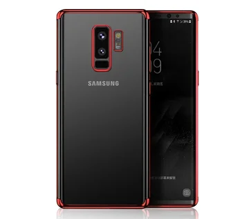 Danga Lazerio Silikoninis Telefono dėklas Samsung Galaxy S7 Krašto S9 Plus S9+ S7Edge atsparus smūgiams Coque Minkštas Aišku, Plono Galinį Dangtelį