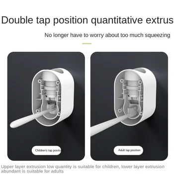 Dantų Pasta Atsisakyti Squeezer Laikiklį Lengva Įdiegti Su Super Sticky Siurbimo Mygtukai Automatinis Naudinga, Vonios Aksesuarai