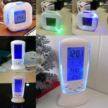 Daugiafunkcinis Laikrodis-Žadintuvas LED Skaitmeninis Stalo Laikrodis Šviesos naktinė lempa Vaikas, Stalo Laikrodžiai, Vaikų Dovanų Elektroninis Laikrodis Namų Įtaisą