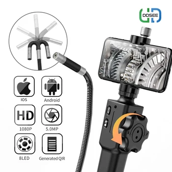 Daugiafunkcinis Vairas Endoskopą USB Išsakant Borescope fotografavimo ir Vaizdo Įrašymo Vamzdynų Kamera Su 1m Snakelike Vamzdis