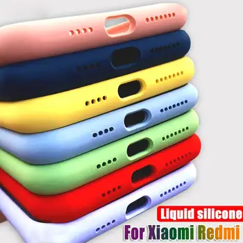 De silicona para Xiaomi Redmi Nota 9 8 10 Pro 9s 8T 7 9A 9C 9T Max Poco X3 NFC M3 F3 Mi 10T Pro de silicona suave
