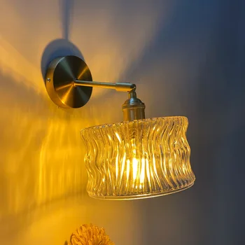 Derliaus LED siena žibinto stiklas miegamojo sienos žiburiai, namų puošybai kambarį šviesos rungtynių tuštybės veidrodis, apšvietimas, patalpų vonios kambarys