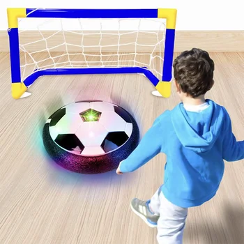 Didelis Pakelti Sustabdyti Futbolo Kamuolys, Vaikams, Oro Pagalvės, Plūduriuojantis Putų Futbolą su LED Šviesos Sklandymo Žaislas Patalpų Sporto, Vaikų Dovanų