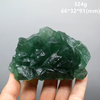 DIDELĖ! Natūralus Octahedral žalia fluorito Mineralinių pavyzdys grupių kristalų egzempliorių Akmenys ir kristalai crystal Healing