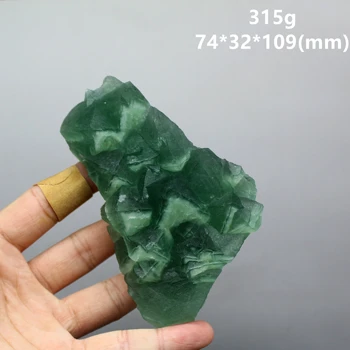 DIDELĖ! Natūralus Octahedral žalia fluorito Mineralinių pavyzdys grupių kristalų egzempliorių Akmenys ir kristalai crystal Healing