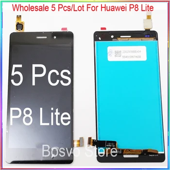 Didmeninė 5 Vnt./Daug Huawei P8 lite LCD Ekranas Su touch 
