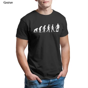 Didmeninė Onewheel Evoliucija - Balta Vyrai T-Shirt Mados Punk Anime Streetwear Tees 104796