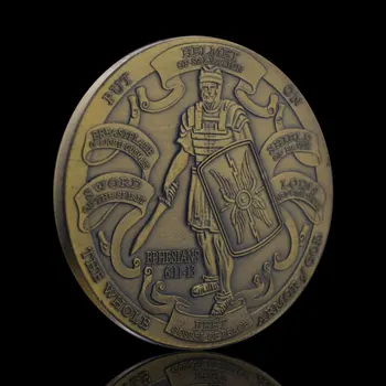 Dievo Šarvai Religinių Šalmas Monetos Iššūkis Surinkimo Suvenyrai Monetų Dovanų Medalis Senovinių Kolekcines