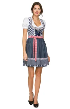 Dirndl Suknelė Vokietijos Oktoberfest Bavarijos Alaus Wench Kostiumas Maid Apranga Išgalvotas Suknelė Moterims
