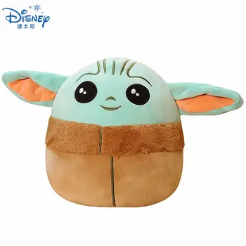 Disney 13CM Kūdikių Yoda Pliušinis Žaislas Animacinių filmų Star Wars Mandalorian Pagalvę Mielas Įdaryti Lėlė Mergaitėms, Dovanos Kawaii Pliušinis Lėlės, Žaislai Vaikams