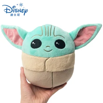 Disney 13CM Kūdikių Yoda Pliušinis Žaislas Animacinių filmų Star Wars Mandalorian Pagalvę Mielas Įdaryti Lėlė Mergaitėms, Dovanos Kawaii Pliušinis Lėlės, Žaislai Vaikams