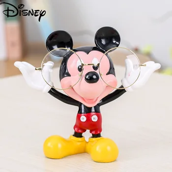 Disney Mickey Mouse mielas animacinių filmų kūrybos stiklines lentynos, akiniai, namų puošybai ekranas rekvizitai akiniai nuo saulės laikiklis namų puošybai