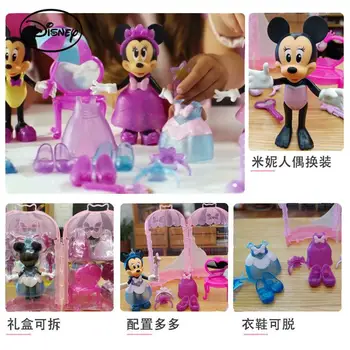 Disney vaikams Mergina Mickey Puiku Klubą Medžioti Minnie ubierz Princesė kelionės mados žaisti namuose Lėlė Mergaitė puošniai apsirengti žaislas