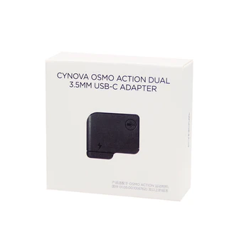 DJI CYNOVA Osmo Veiksmų Dual 3,5 mm USB-C Adapter DJI OSMO Veiksmų Pagerina Garso Kokybę, O mokesčių arba Duomenų Perdavimo
