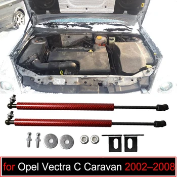 Domina keitimas Opel Vectra C Caravan 2002-2008 Priekinis variklio Dangtis, Dangtis Keisti Dujų Statramsčiai Liftas Paramos Šoko Priedai Absorberio