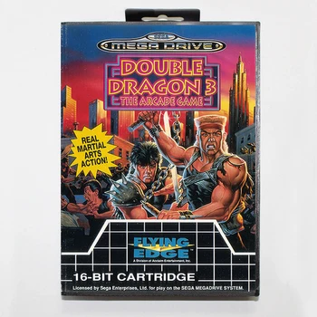 Double Dragon 3 Arkadinis Žaidimas 16bit MD Žaidimo Kortelės Sega Mega Drive/ Genesis 