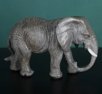 Dramblys Statula Pasisekė Feng Shui Elegantiškas Elephant Trunk Statula Pasisekė Turto Statulėlės Amatų Papuošalų Už Namų Dekoro