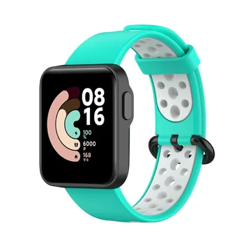 Dual Spalvos Silikono Dirželis Xiaomi Mi Žiūrėti Lite Watchband xaiomi xaomi xiomi xiami miwatch šviesos watchlite Apyrankę Dirželiai