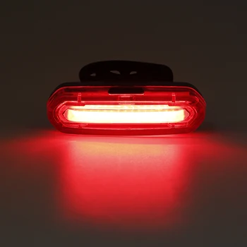 Dviračio Šviesos USB Įkrovimo MTB Dviračių Priekio Atgal Galiniai užpakalinis žibintas atsparus Vandeniui Dviračių Lempos Flashligh Dviračių Saugos Įspėjamoji Lemputė
