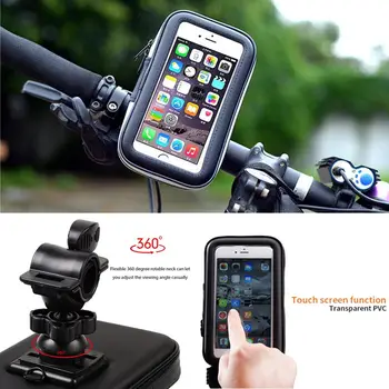 Dviračių Motociklų Telefono Turėtojas pagalba telefonu Moto Stovi Krepšys Iphone Xs 8 Plus SE S9 GPS Dviračio Laikiklis Vandeniui atsparus Dangtis