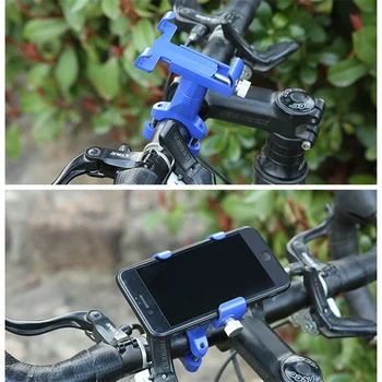 Dviračių Telefono Laikiklis Iš Aliuminio Lydinio, 360 Laipsnių Sukimosi Motocycle Išmanųjį Telefoną Prijungti Bmx Mtb Dviratį Mobiliojo Priekiniai Dviračių Priedai
