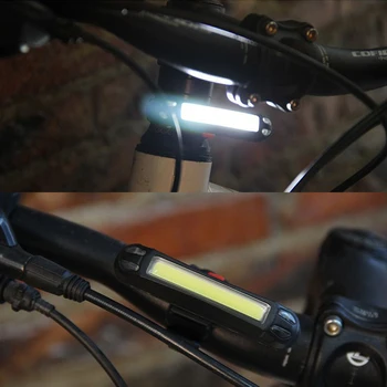 Dviračių Uodegos Šviesos diodų (LED Dviračio galinio Žibinto Vandeniui USB Įkrovimo Automatiškai Išsijungia Priekinis Galinis 