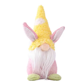 Easter Bunny Gnome Apdailos Namų Dekoracijos Vaikams, Žaislai, Beveidis Lėlės Velykų Pliušinis Apdailos Stovi Po Dekoras D12