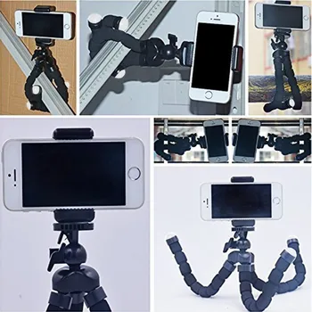 EDAL Aliuminio Lydinio Nešiojamų ir Aukščio Trikojis Stovas Laikiklis iPhone/Telefoną/Fotoaparatą su universaliu Įrašą ir Remote2 .