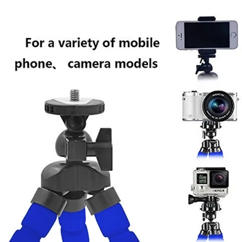 EDAL Aliuminio Lydinio Nešiojamų ir Aukščio Trikojis Stovas Laikiklis iPhone/Telefoną/Fotoaparatą su universaliu Įrašą ir Remote2 .