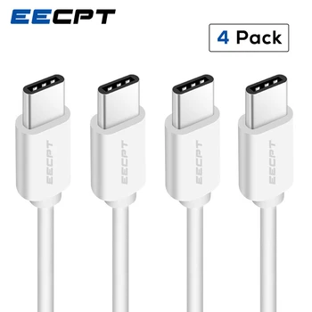 EECPT 4 Paketas USB C Tipo Kabelio 