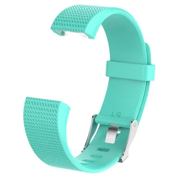 EiEuuk Minkšto Silikono Gelio Pakeitimo Apyrankės Žiūrėti juosta Dirželiai Fitbit Mokestis 2 Smartwatch