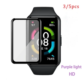Ekrano apsaugos Huawei Honor Band 6 Švelni Apsauginė Plėvelė 3D Išlenkti Composite Filmas Garbės Juosta 6 Smart Watch Priedai