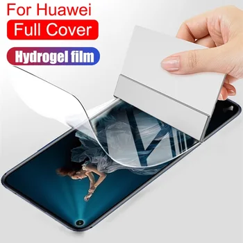 Ekrano Hidrogelio Filmas apie Huawei Honor 8S 8X Max 8C 8A Pro Premjero Raštas Ne Apsauginis Stiklas