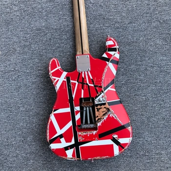 Elektrine gitara vintage gitara Eddie Van Halen DUOKLĖ, Frankenšteinas, Frankenstrat Kokybės Muzikos Instrumentai.