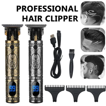Elektriniai Plaukų Clipper Įkrovimo Skustuvas Barzda žoliapjovės Profesionalios Plaukų Žirklės Belaidžius Vyrų Plaukų Pjovimo Staklės Barzda razo