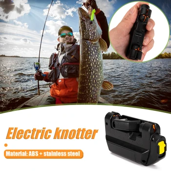 Elektros Knotter Mazgas Padėti Knotting Mašina Žvejybos Vijurkas Žvejybos Linija Siejimo Priemonės, Žvejybos Įranga, Baterija