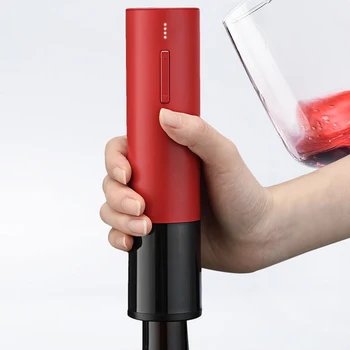 Elektros Vyno Atidarytuvas Automatinis Kamščiatraukis Kūrybos Įkrovimo Vyno Butelio Atidarytuvas su USB Įkrovimo Kabelis Tiktų Naudojimui Namuose