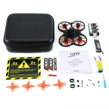 EMAX Tinyhawk S Mini Patalpų FPV Lenktynių Drone Brushless Drone 37CH 20mW 4 in 1, 5A F4 Skrydžio duomenų Valdytojas 600TVL Fotoaparato RC Drone