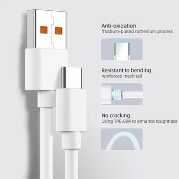 EOENKK 6A USB Tipo C įkroviklis tinka Xiaomi 