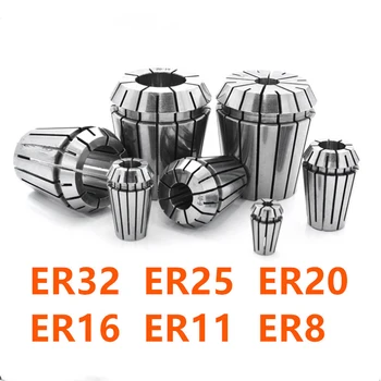 ER20 įvorės 5vnt ER20 įvorės griebtuvas 2mm 3mm 3.175 mm 4mm 5mm, 6mm 7mm 8mm 9mm 10mm 12mm 13mm Graviravimas Mašina