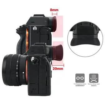 Ergonomiškas Dizainas, Ilgai Kamera Eyecup vaizdo Ieškiklio Okuliaro apsaugos Sony A1 Alfa 1 ILCE-1 Pakeičia FDA-EP19 Akis Taurė