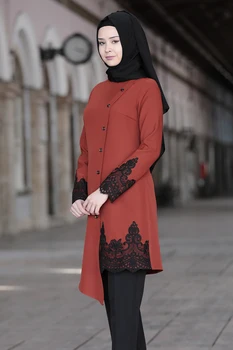 Esl136 Moterų hijab drabužiai Rose Siuvinėtos Dvigubo Kostiumas Islamo moteriški drabužiai suknelė moterims sijonas Rose Tvarkymo išsamiai