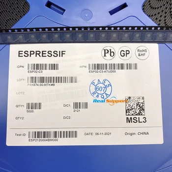 ESP32-C3 chip vieno branduolio 