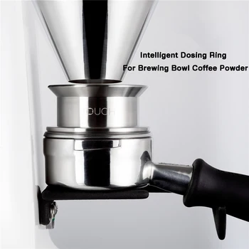 Espresso Protingas Dozavimo Žiedas Alaus Dubenį,Anti-Plaukioja Milteliai EK43/K30 Šlifuoklis 58/58.5 mm Nerūdijančio Plieno Kavos Įrankiai